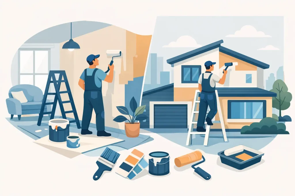 Interior and Exterior Painting Service in Melbourne