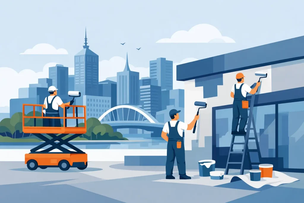 Commercial Repainting Project Guide for Melbourne