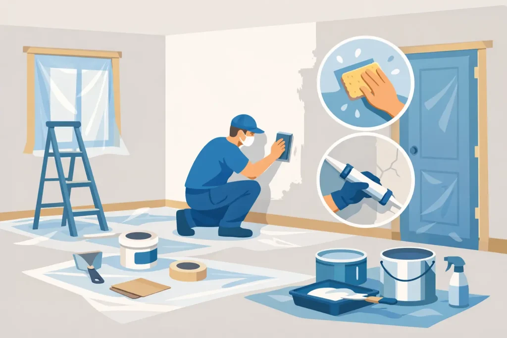 What Does Paint Prep Include Before Painting?