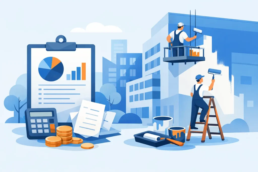 How to Budget Commercial Repainting Work