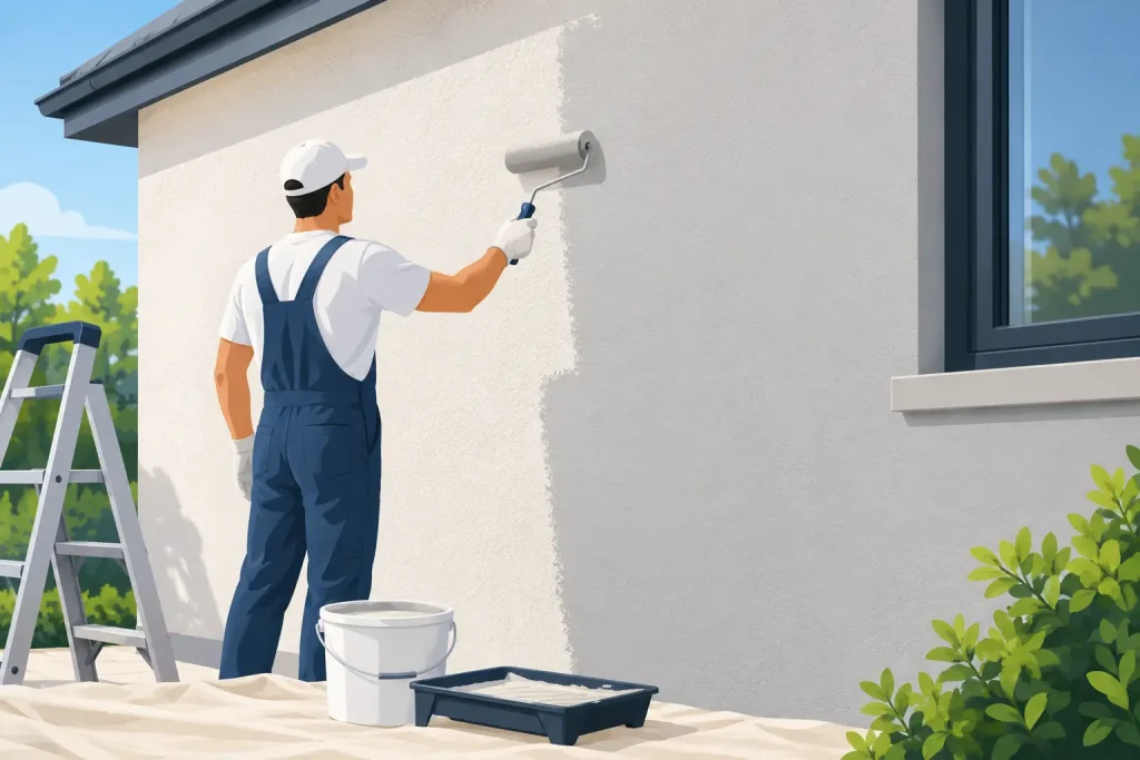 How to Paint Rendered Walls for a Lasting Finish