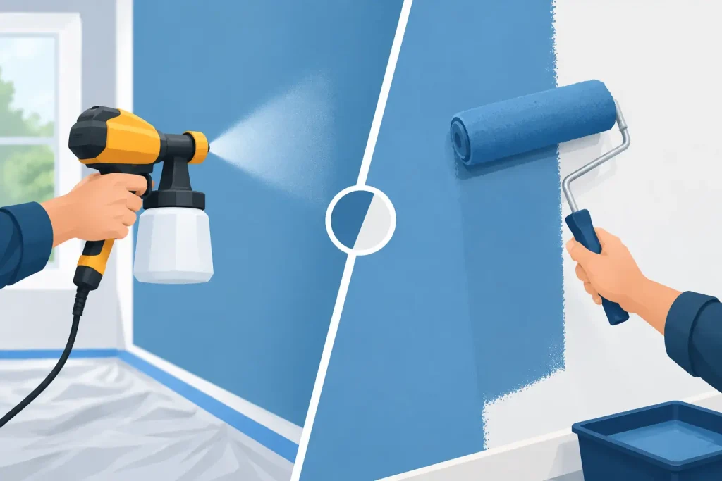 Spray Painting vs Roller Painting: Which Is Best?